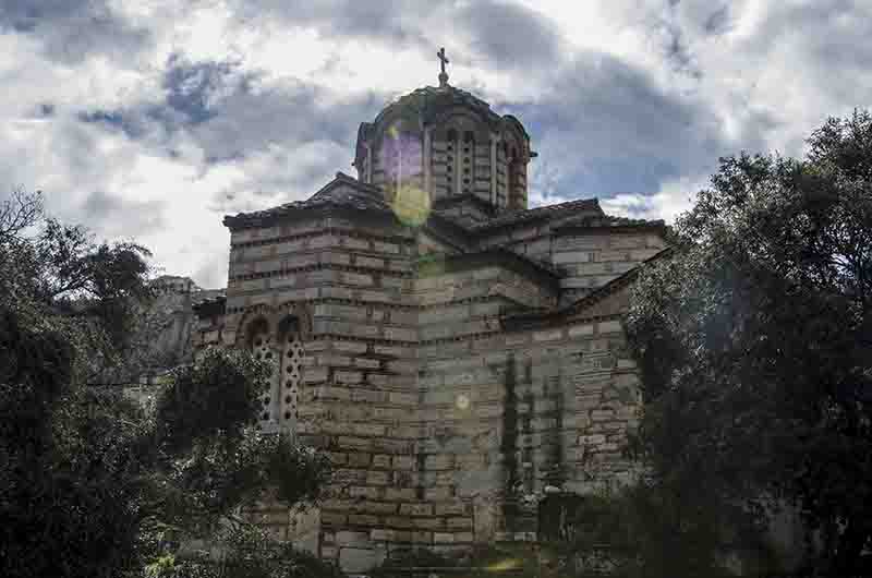 94 - Grecia - Atenas - Antigua Agora - iglesia de Los Santos Apostoles